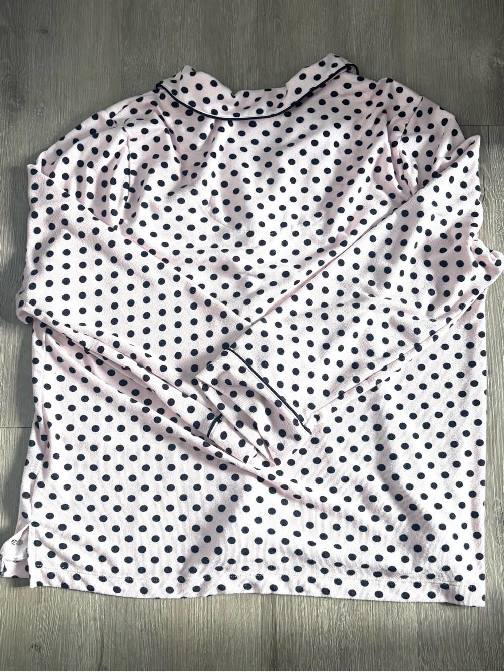 Kate Spade Lady Dot Long Sleeve Pajama Top - Picture 6 of 6